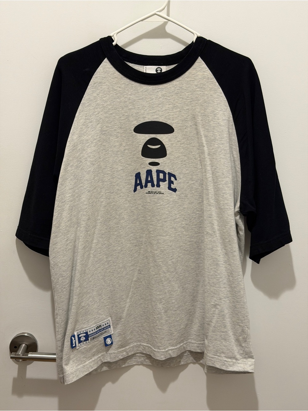 AAPE BY A Bathing Ape Moonface raglan-sleeve t-shirt